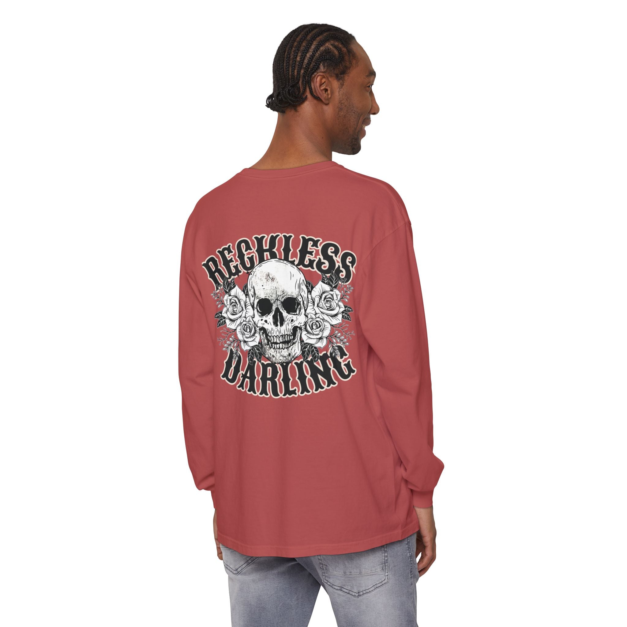 Reckless Darling Skull Long Sleeve Tee