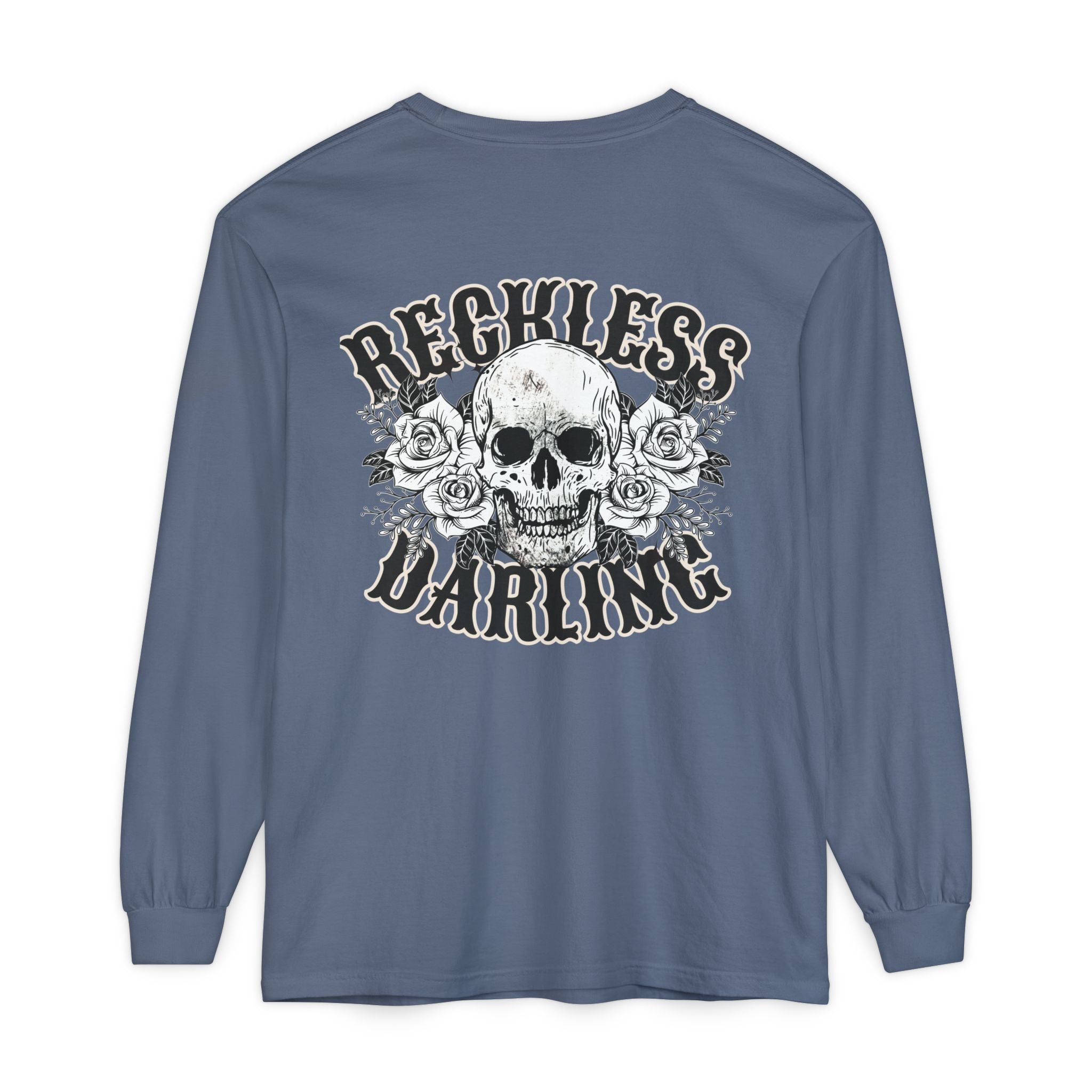 Reckless Darling Skull Long Sleeve Tee