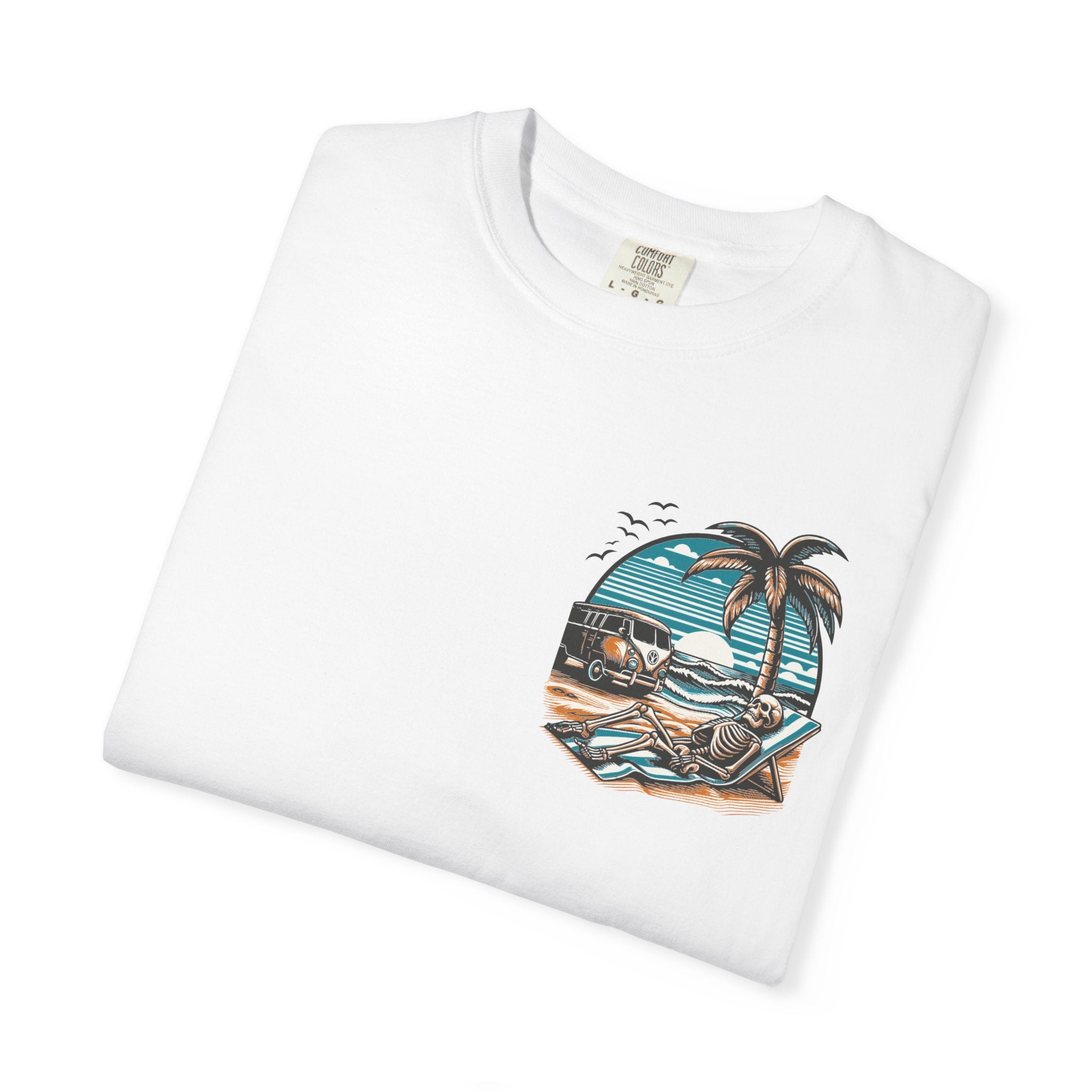 Graphic T-Shirt — "Reckless Darling: Tan Lines, Thick Thighs & Bad Decisions" Beach Van Design