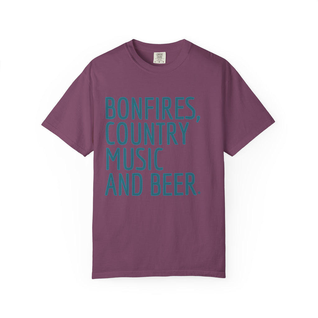 Bonfires, Country Music and Beer T-Shirt