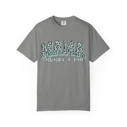 Mama Mom Leopard Print T-Shirt — Mama Managed & Fed Graphic Tee