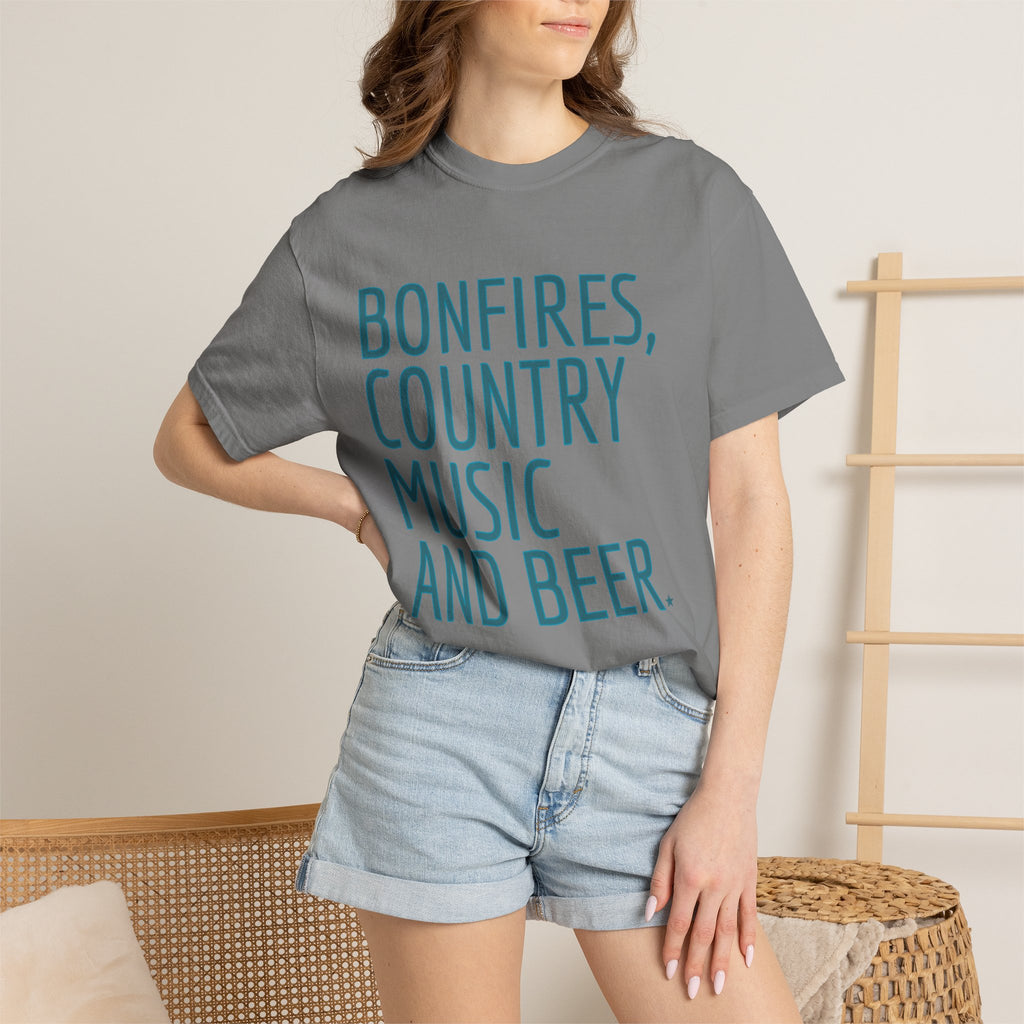 Bonfires, Country Music and Beer T-Shirt