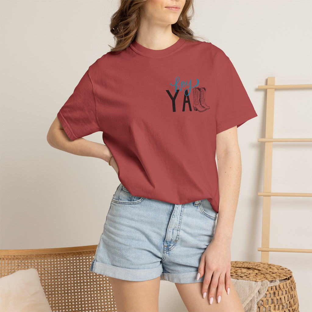Hey Ya Cowboy Boots T‑Shirt