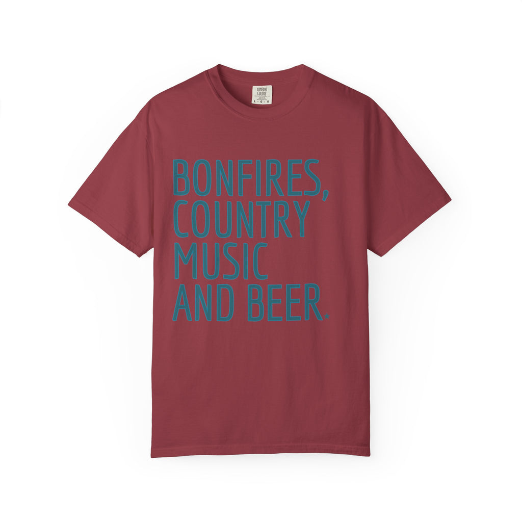 Bonfires, Country Music and Beer T-Shirt