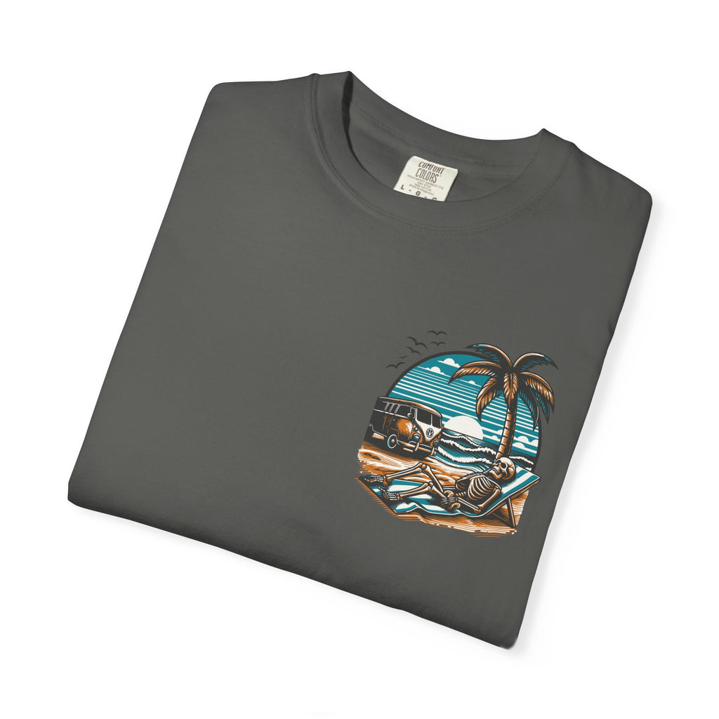 Graphic T-Shirt — "Reckless Darling: Tan Lines, Thick Thighs & Bad Decisions" Beach Van Design