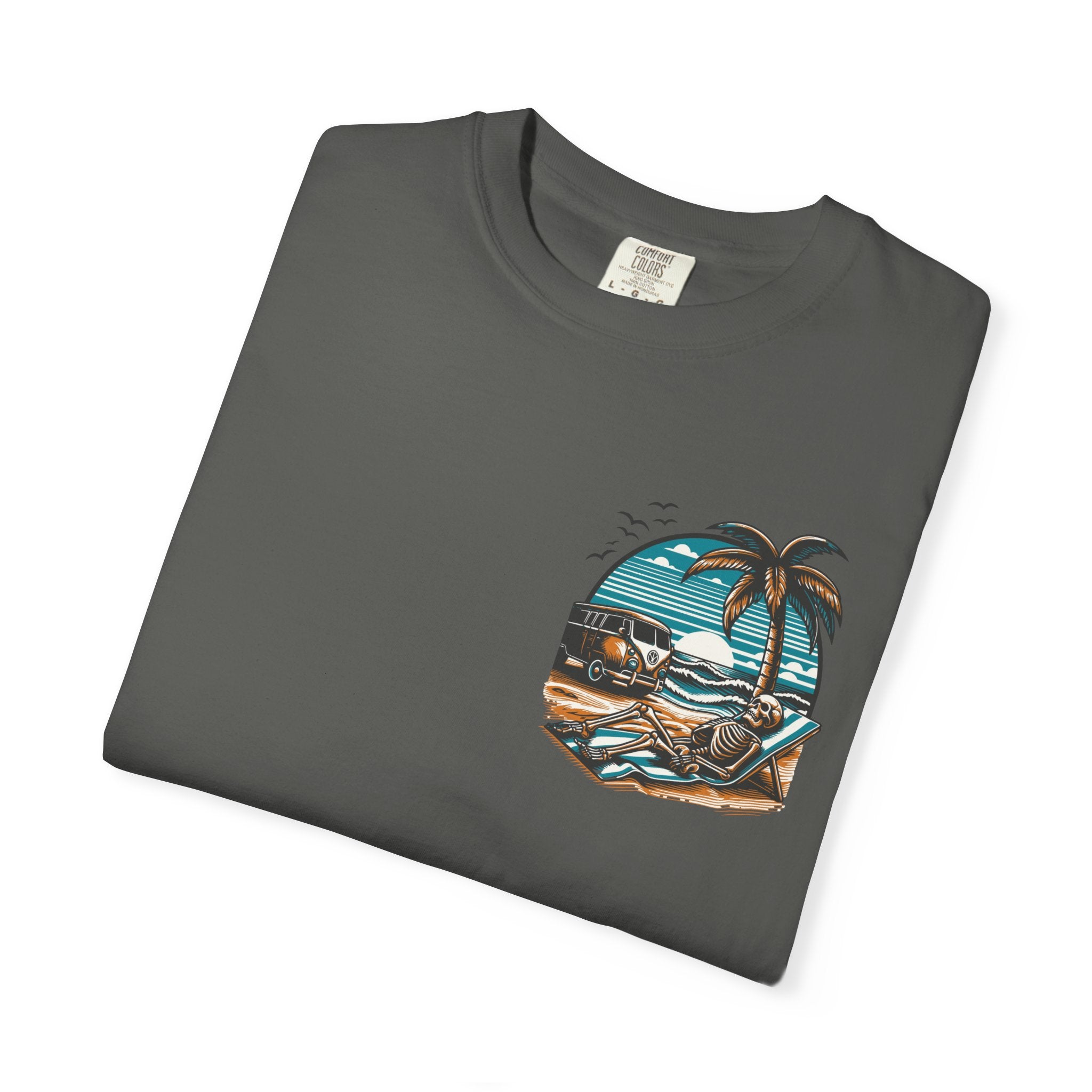 Graphic T-Shirt — "Reckless Darling: Tan Lines, Thick Thighs & Bad Decisions" Beach Van Design
