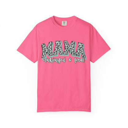 Mama Mom Leopard Print T-Shirt — Mama Managed & Fed Graphic Tee