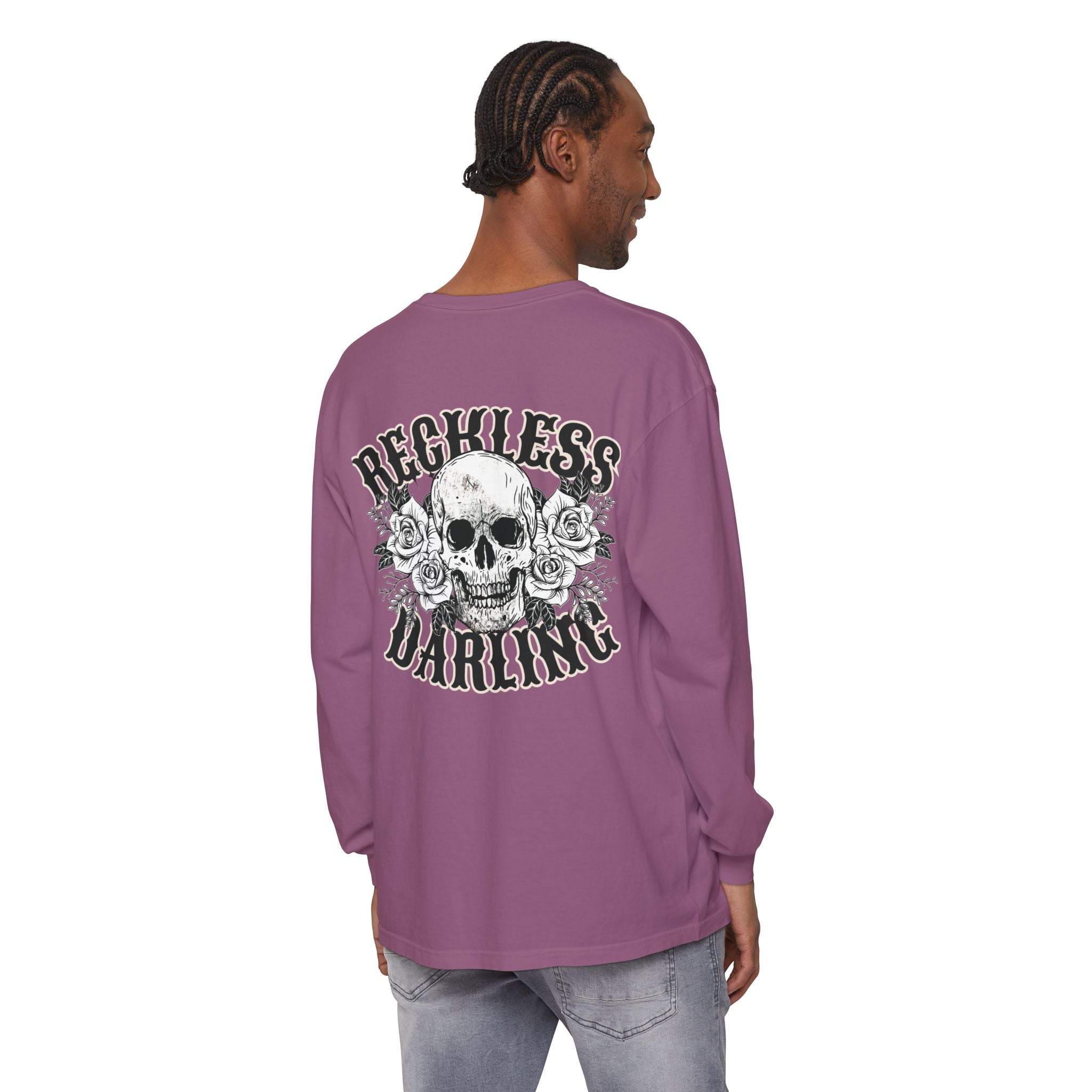 Reckless Darling Skull Long Sleeve Tee