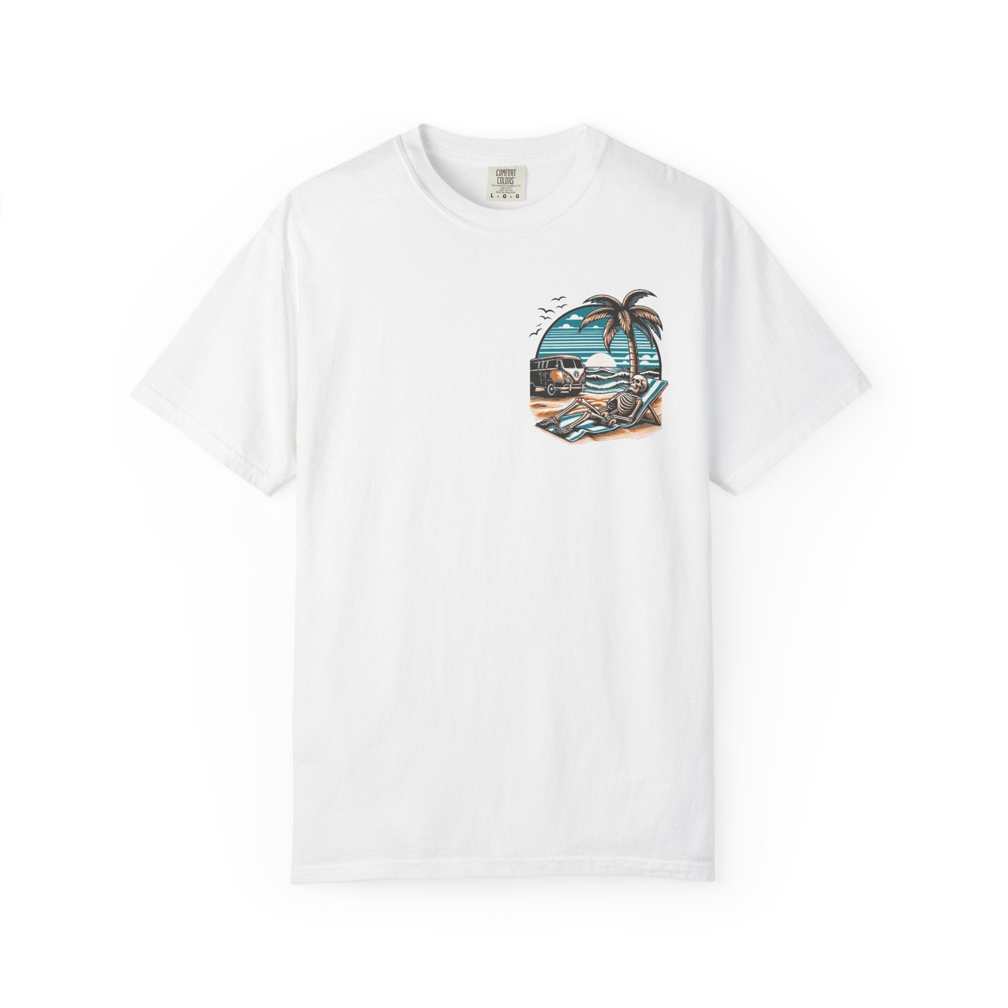 Graphic T-Shirt — "Reckless Darling: Tan Lines, Thick Thighs & Bad Decisions" Beach Van Design