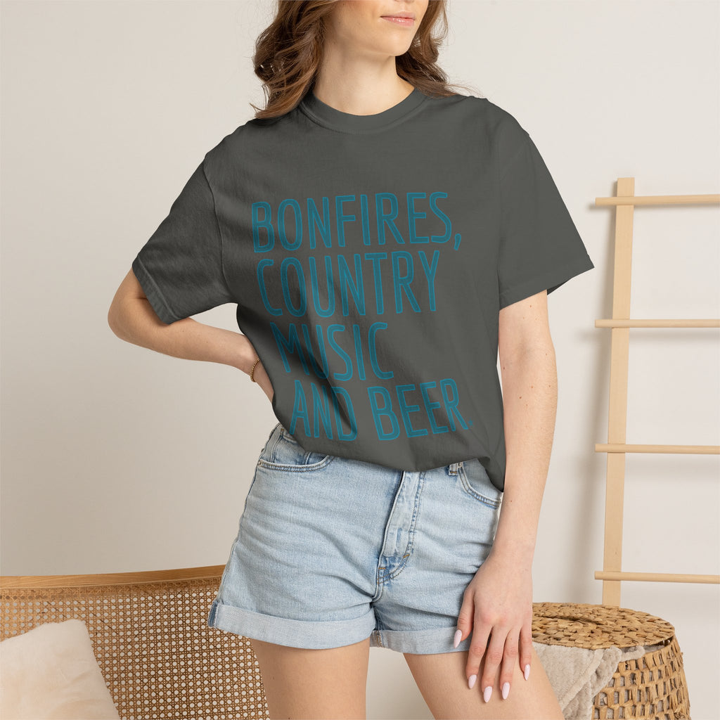 Bonfires, Country Music and Beer T-Shirt