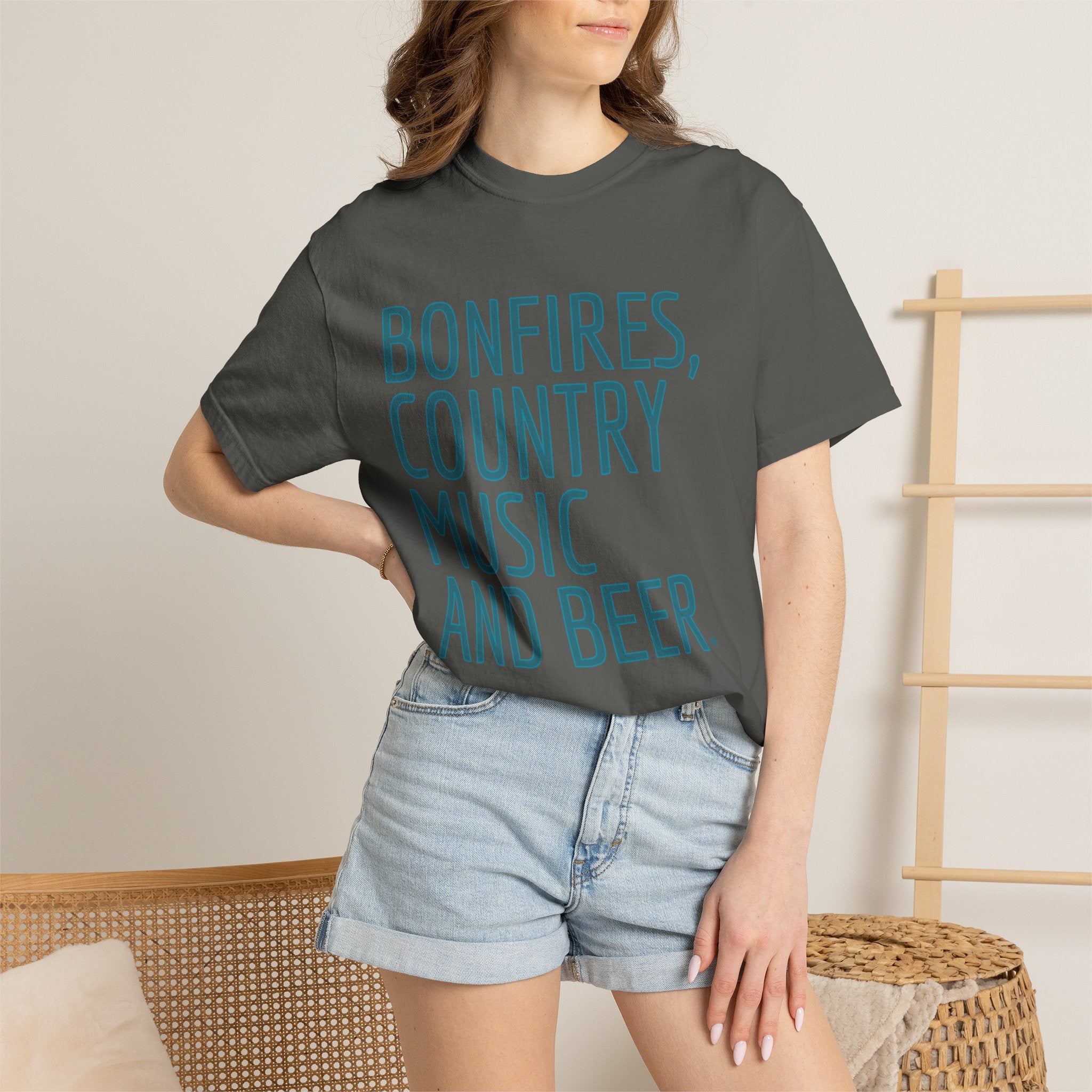Bonfires, Country Music and Beer T-Shirt