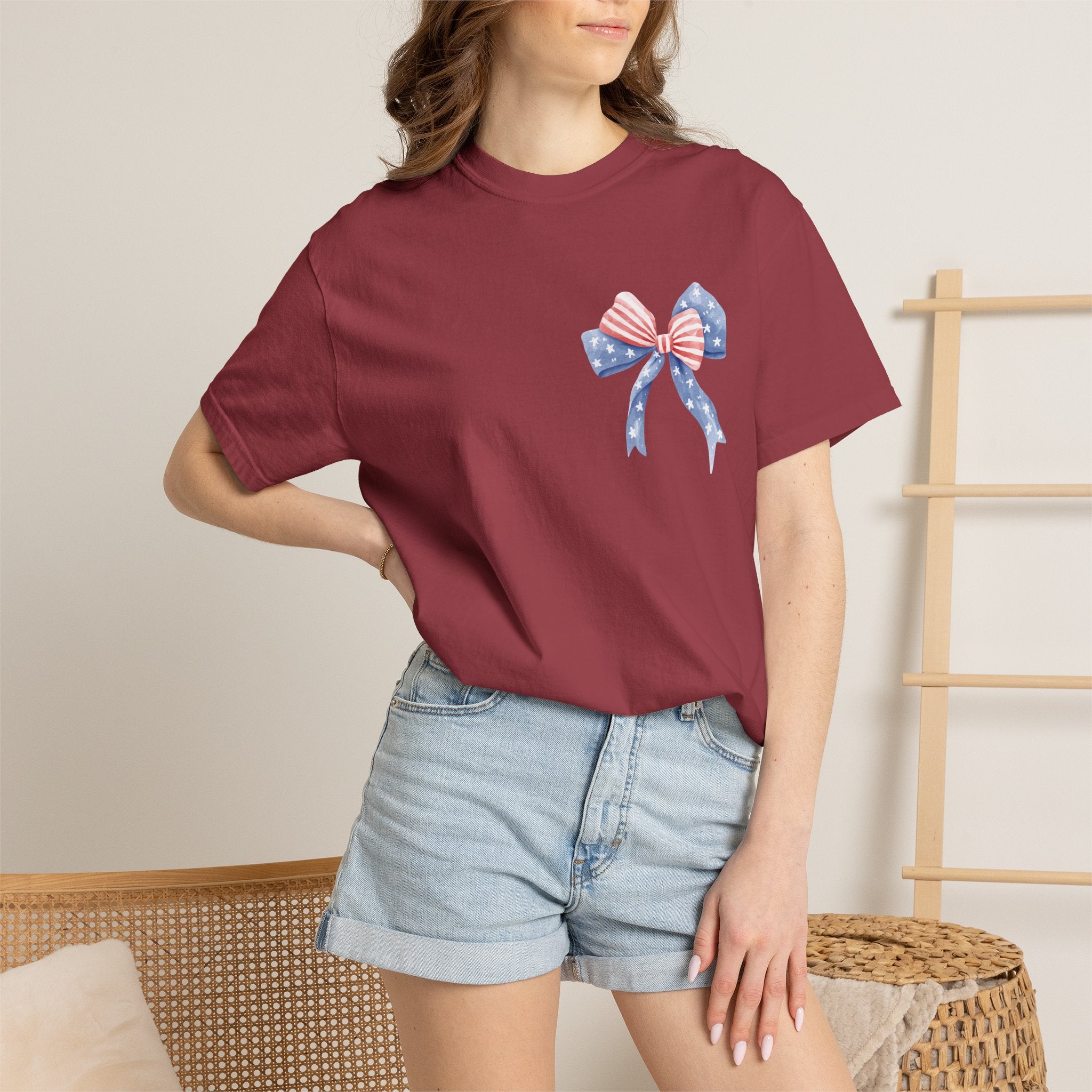 Patriotic Cowboy Boot T-Shirt — "Stars, Stripes & Southern Nights" Design