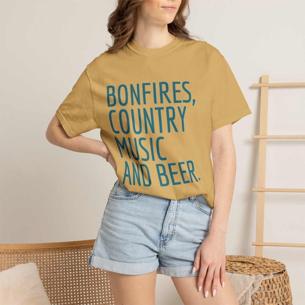 Bonfires, Country Music and Beer T-Shirt