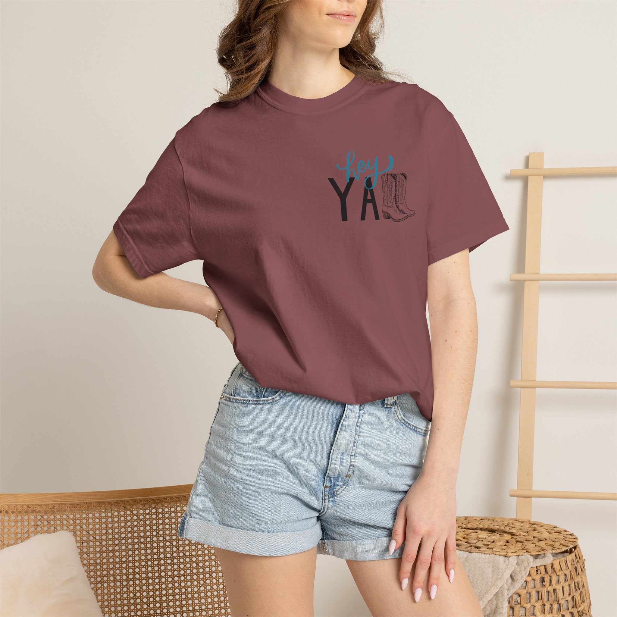 Hey Ya Cowboy Boots T‑Shirt