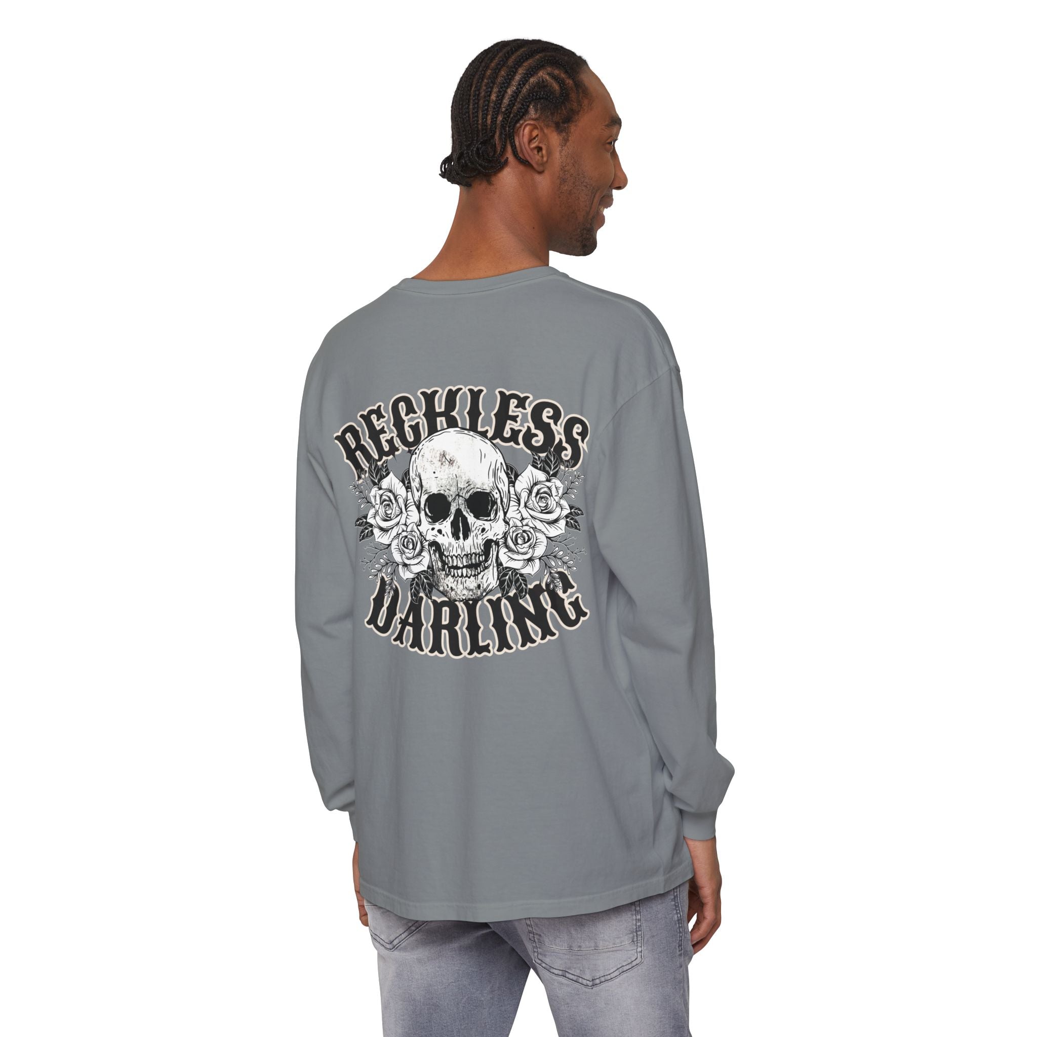 Reckless Darling Skull Long Sleeve Tee