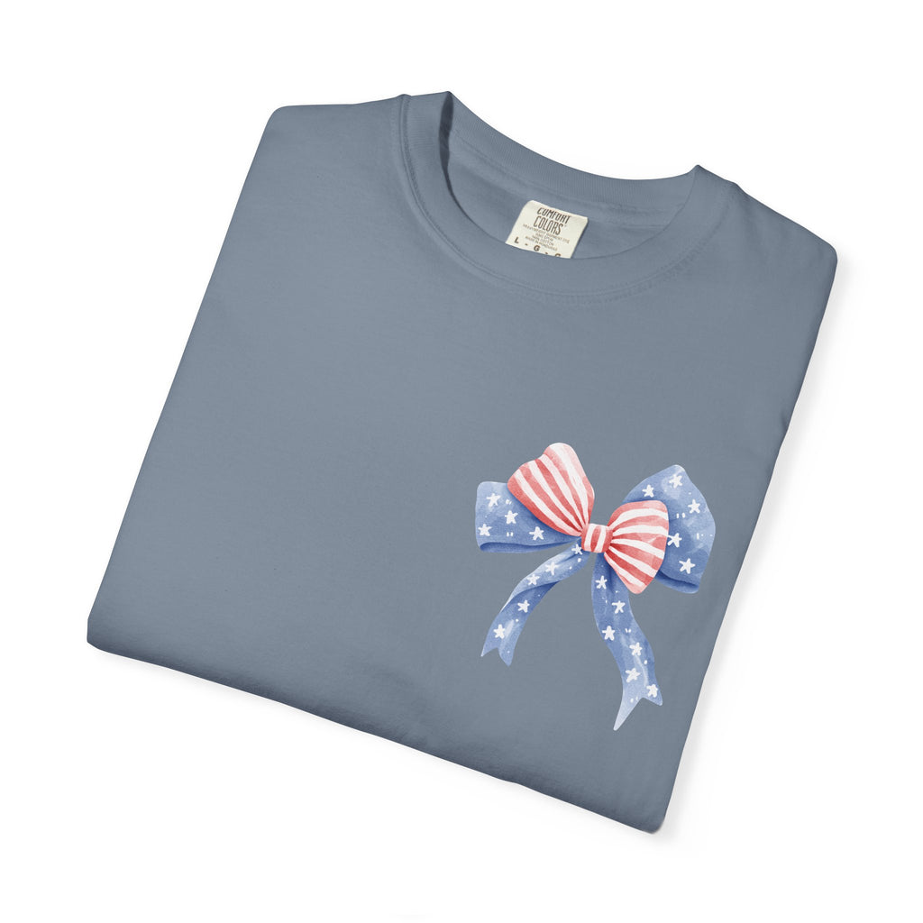 Patriotic Cowboy Boot T-Shirt — "Stars, Stripes & Southern Nights" Design