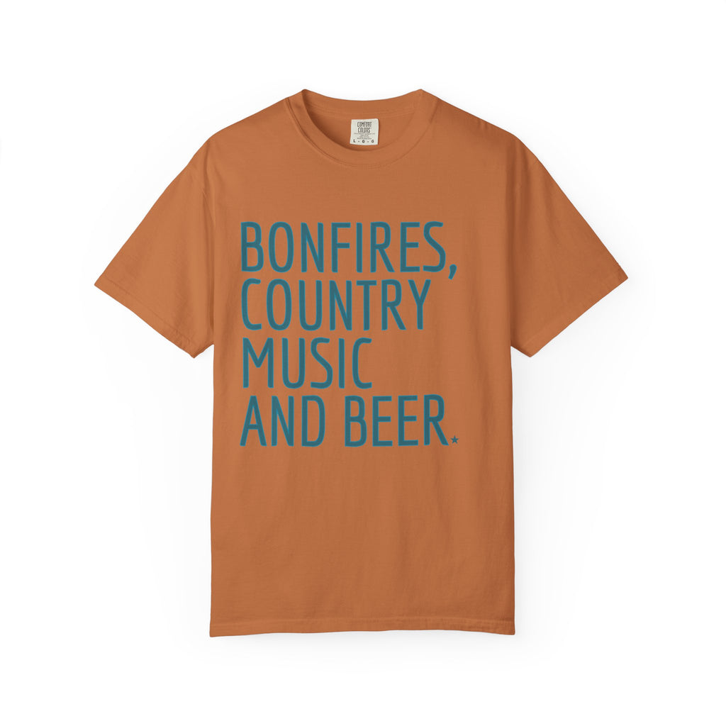 Bonfires, Country Music and Beer T-Shirt