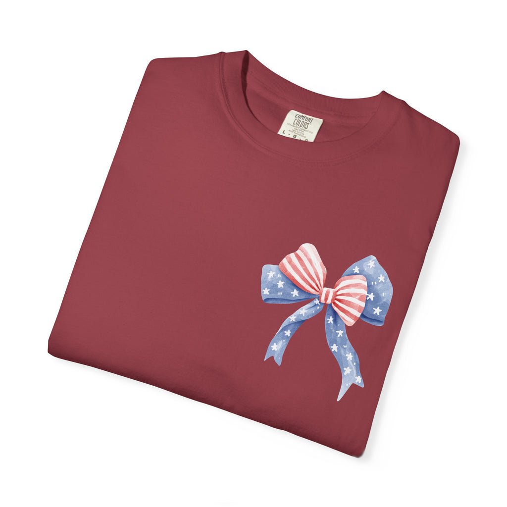 Patriotic Cowboy Boot T-Shirt — "Stars, Stripes & Southern Nights" Design