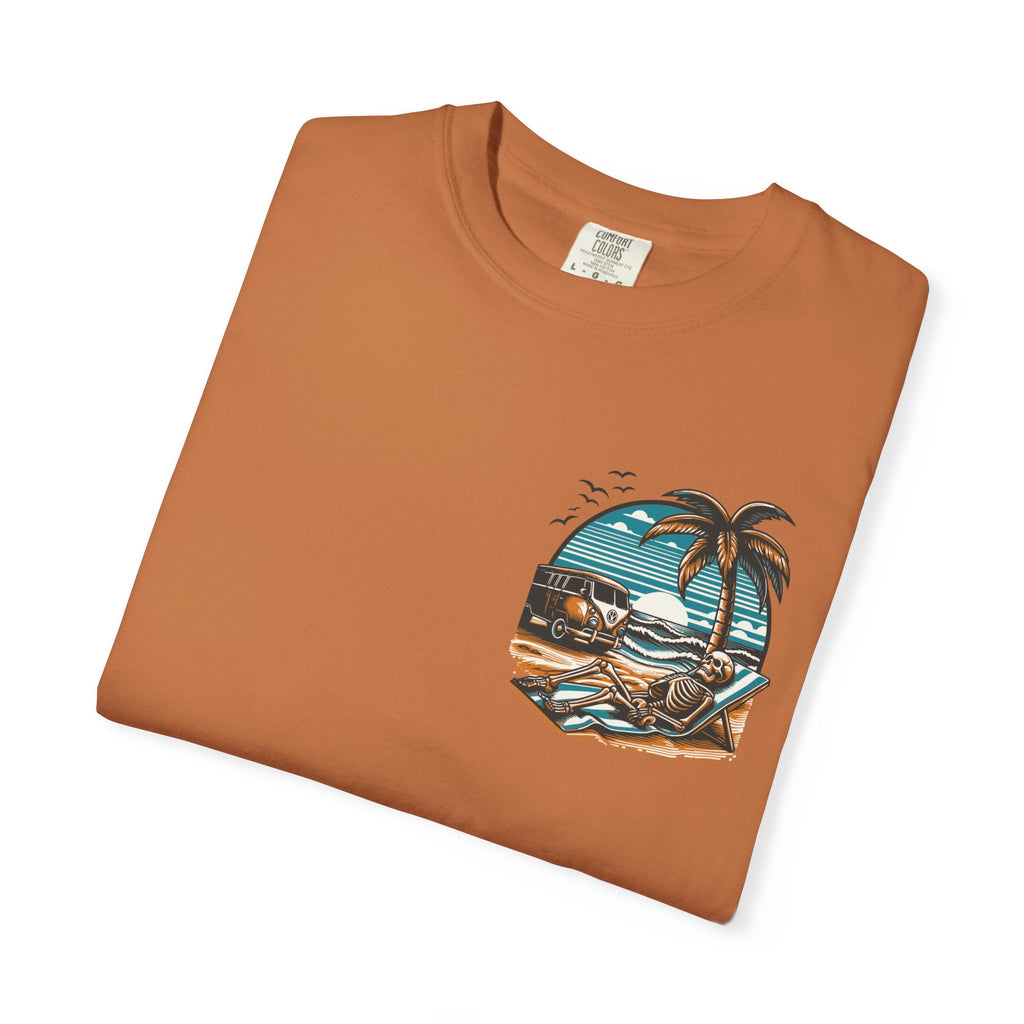 Graphic T-Shirt — "Reckless Darling: Tan Lines, Thick Thighs & Bad Decisions" Beach Van Design