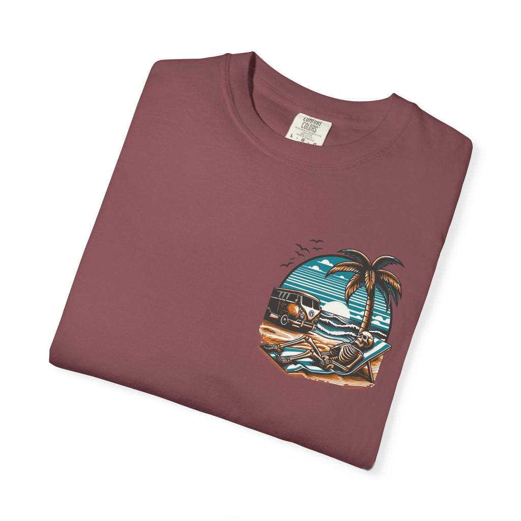 Graphic T-Shirt — "Reckless Darling: Tan Lines, Thick Thighs & Bad Decisions" Beach Van Design