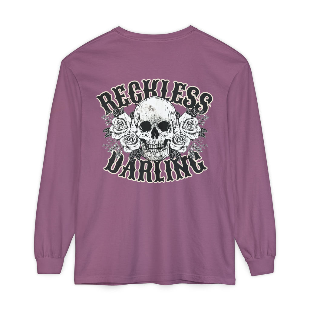 Reckless Darling Skull Long Sleeve Tee