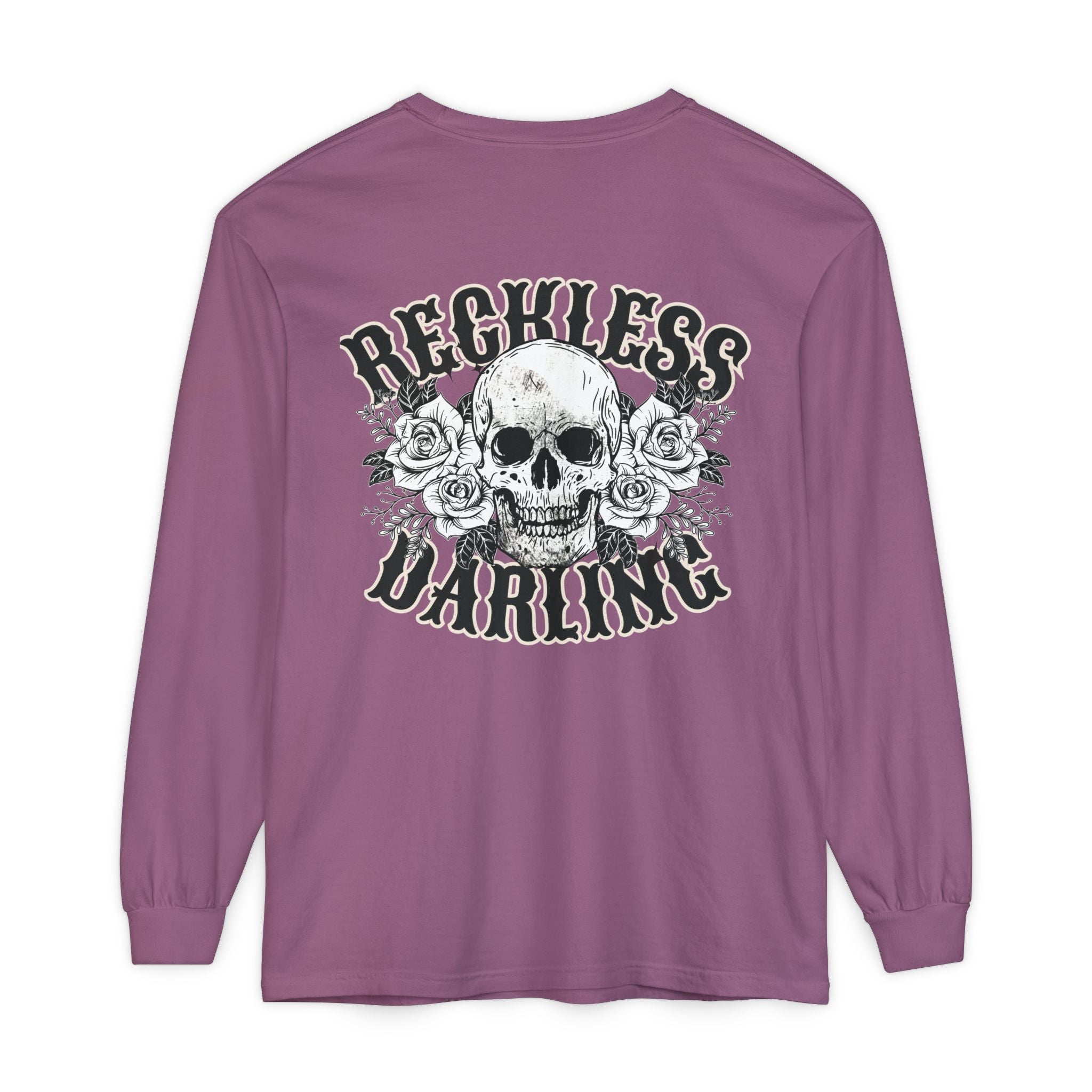 Reckless Darling Skull Long Sleeve Tee
