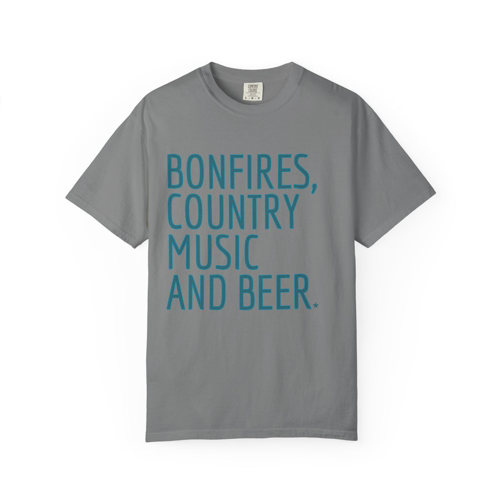 Bonfires, Country Music and Beer T-Shirt