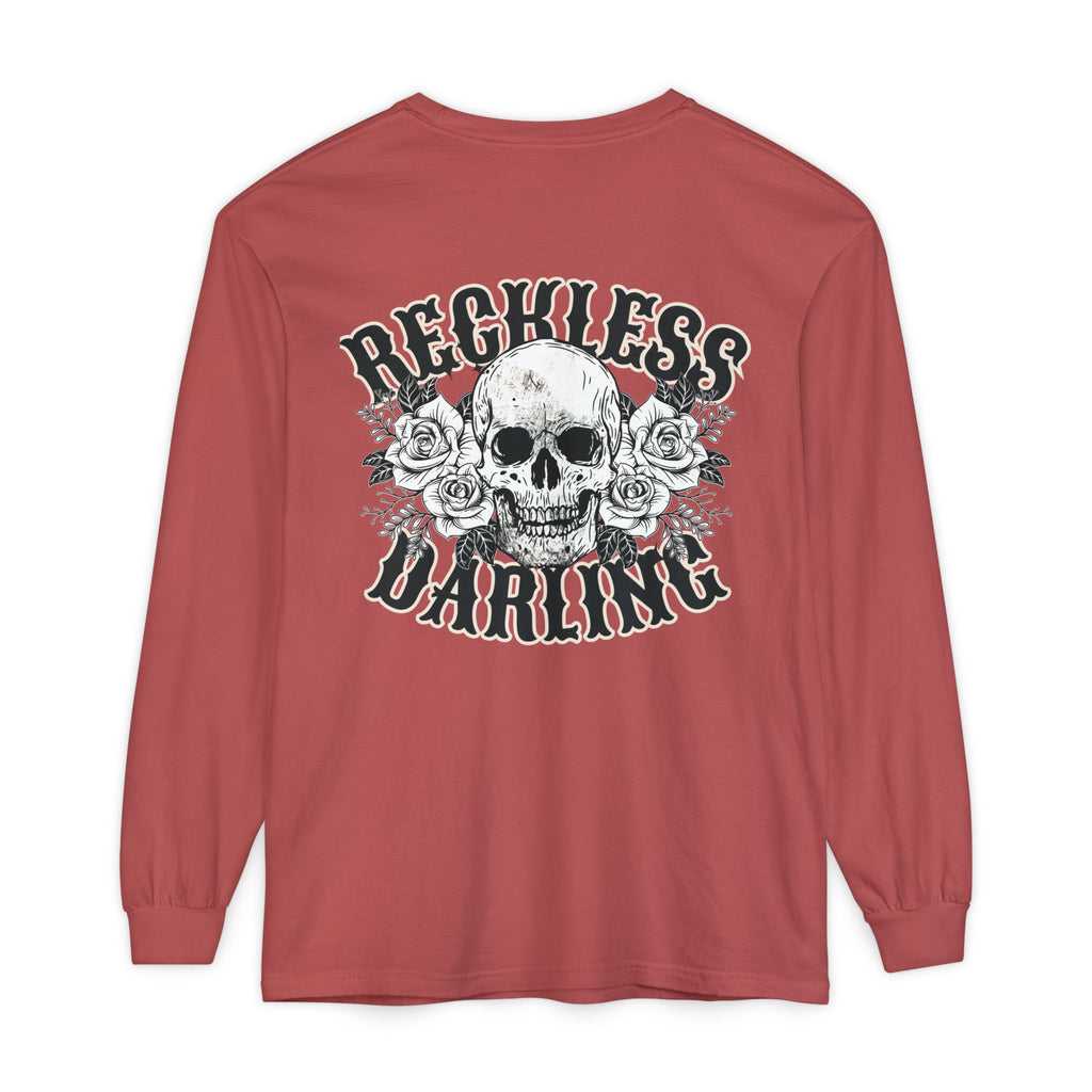 Reckless Darling Skull Long Sleeve Tee