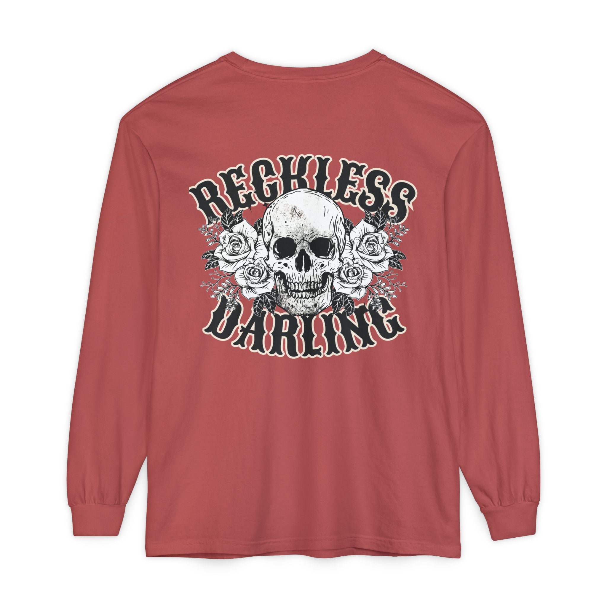 Reckless Darling Skull Long Sleeve Tee