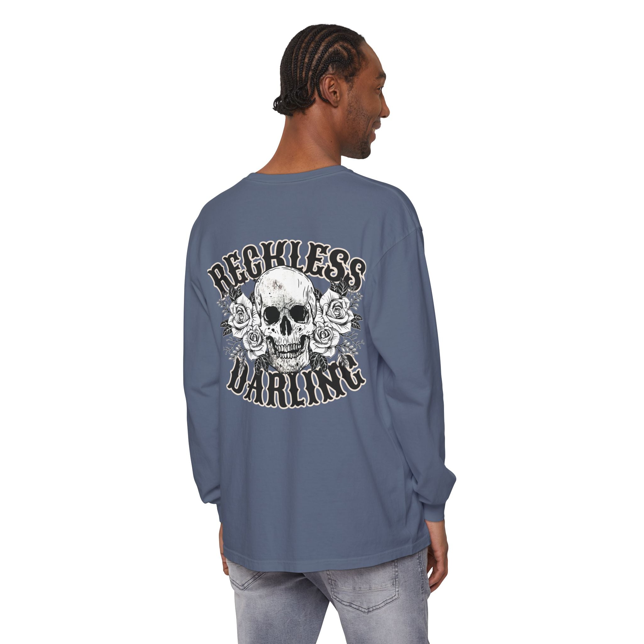 Reckless Darling Skull Long Sleeve Tee