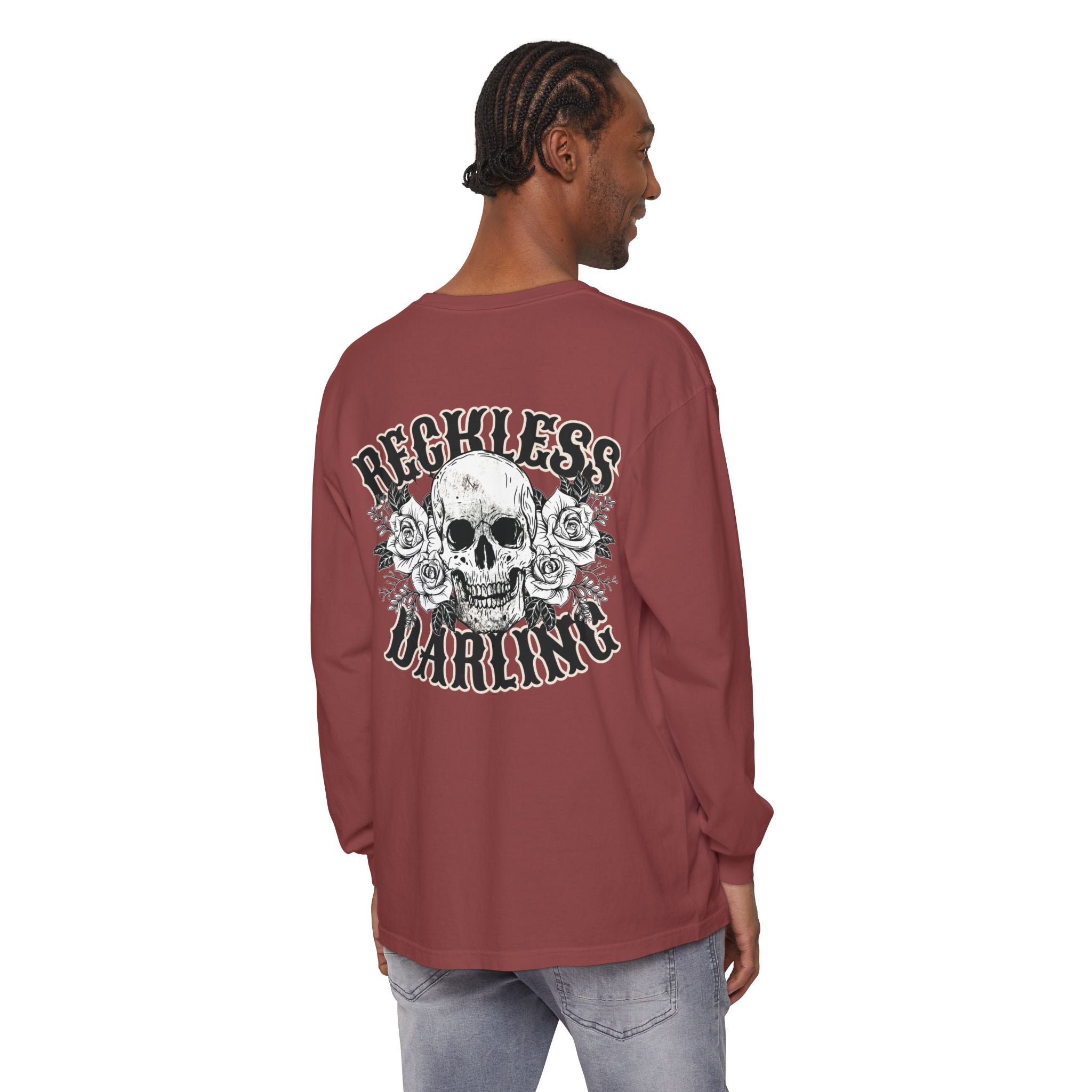 Reckless Darling Skull Long Sleeve Tee