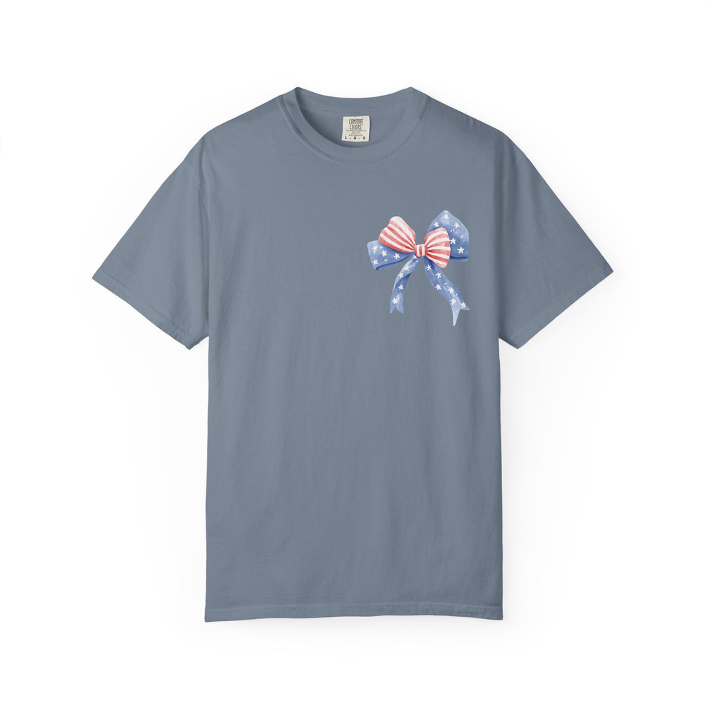 Patriotic Cowboy Boot T-Shirt — "Stars, Stripes & Southern Nights" Design