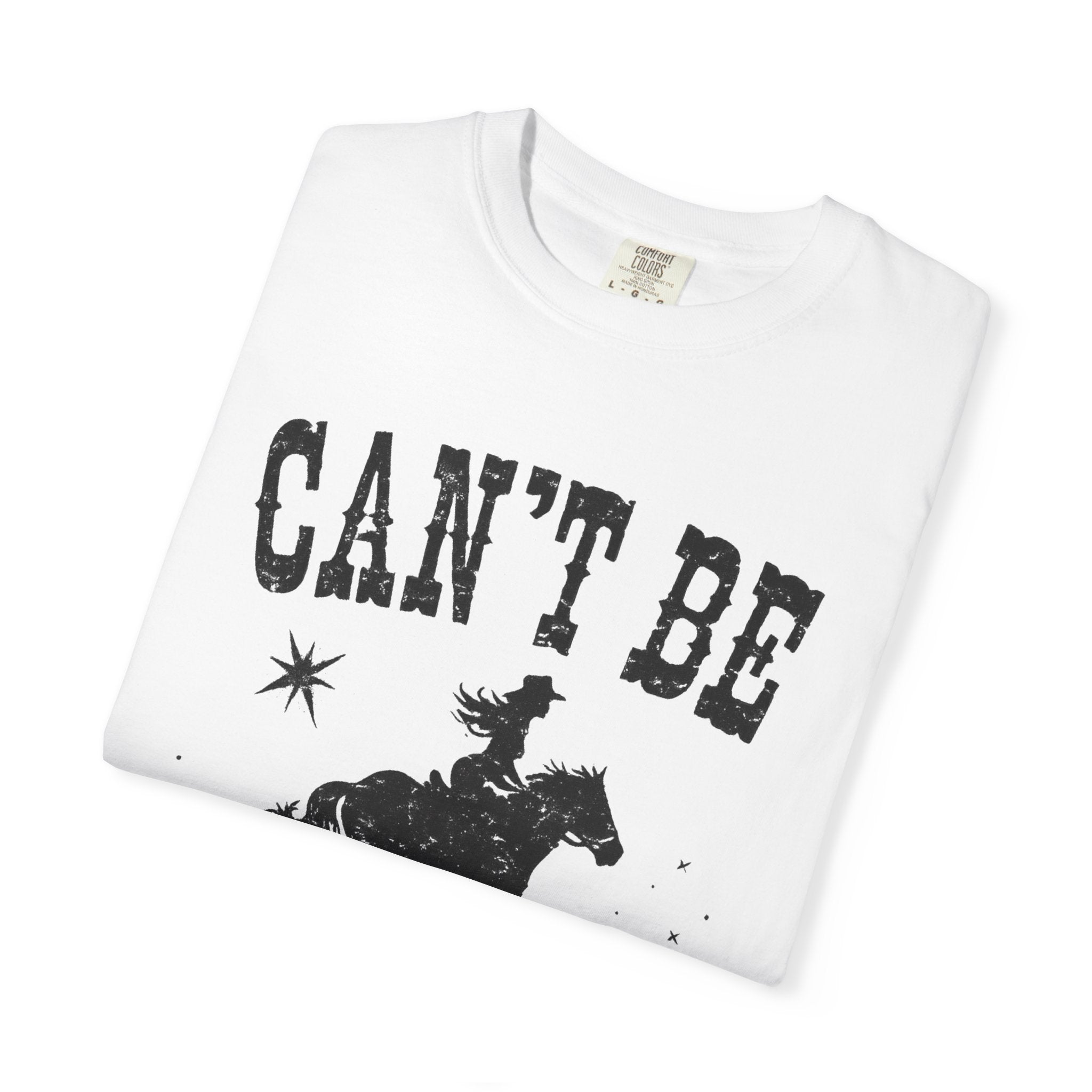 Can’t Be Tamed Western T-Shirt — Cowboy Horse Graphic Tee