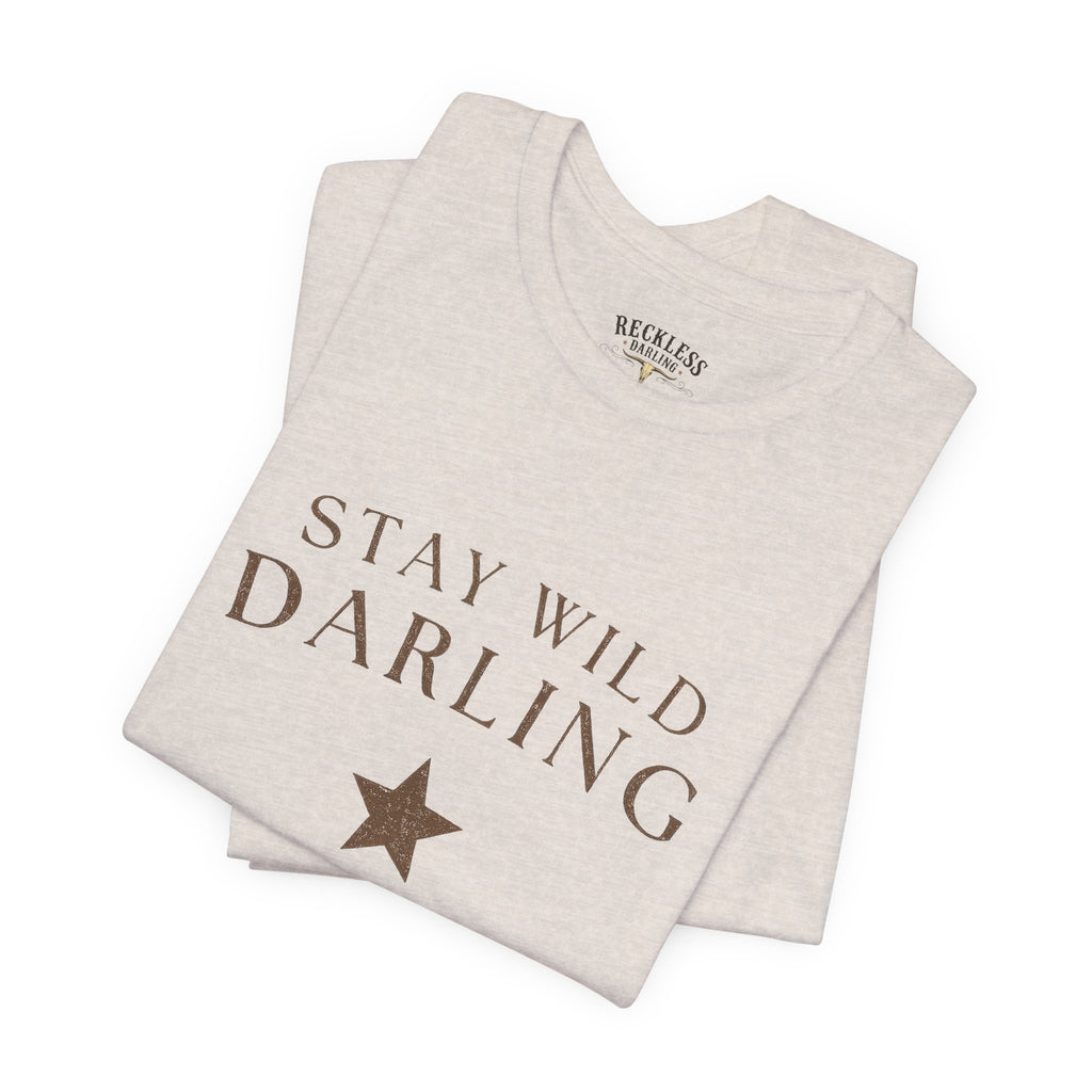 Stay Wild Darling Tee — Vintage Star Graphic T‑Shirt
