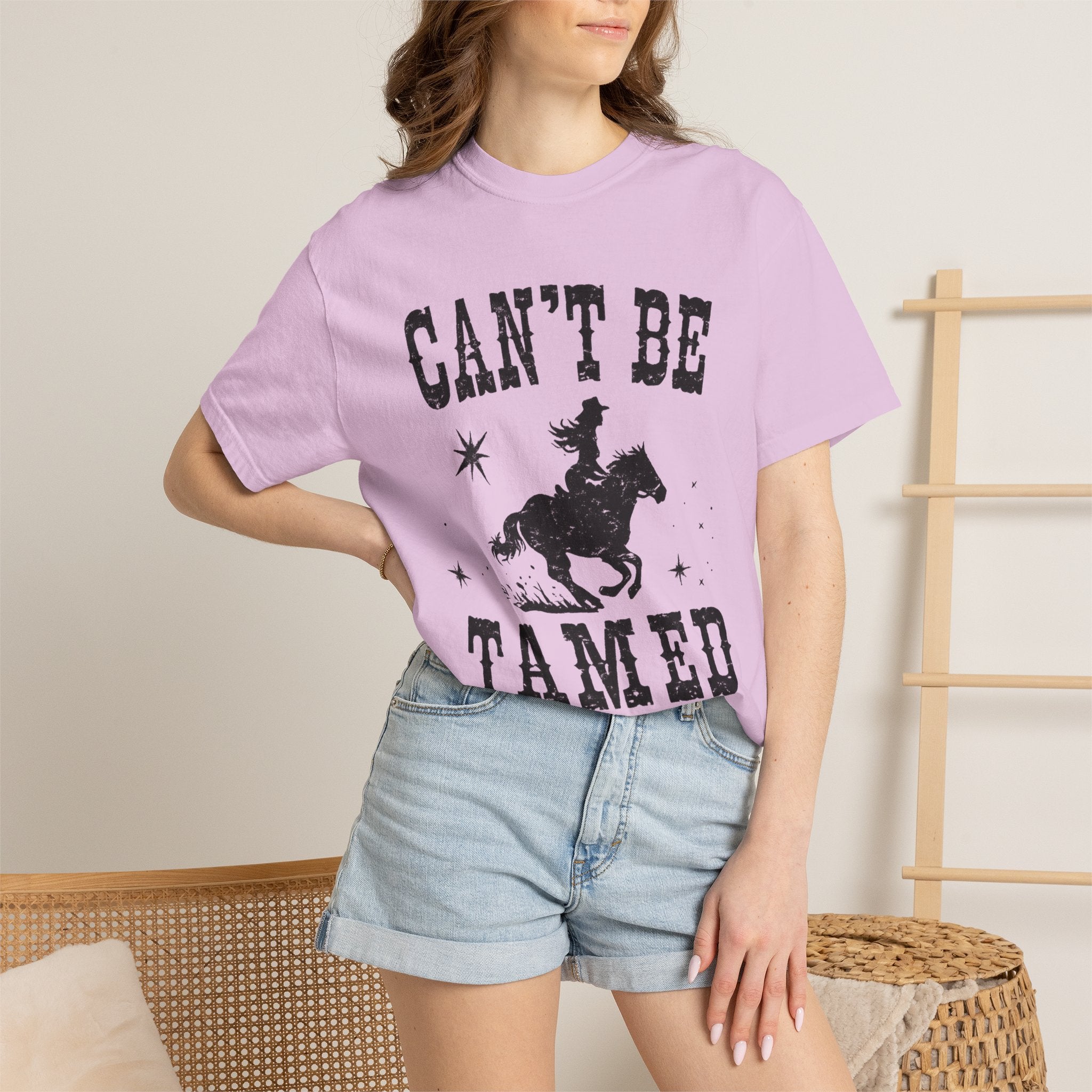 Can’t Be Tamed Western T-Shirt — Cowboy Horse Graphic Tee