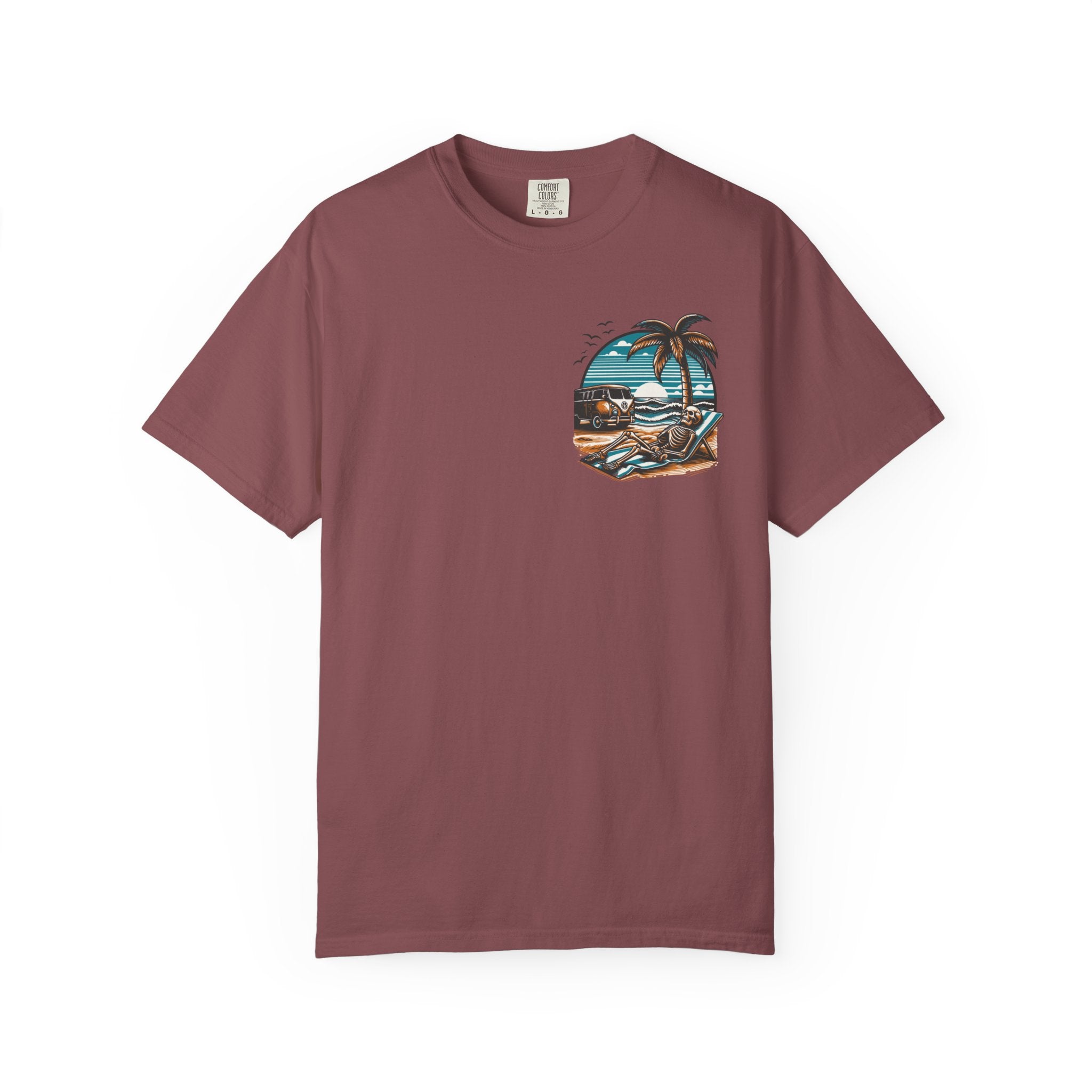 Graphic T-Shirt — "Reckless Darling: Tan Lines, Thick Thighs & Bad Decisions" Beach Van Design