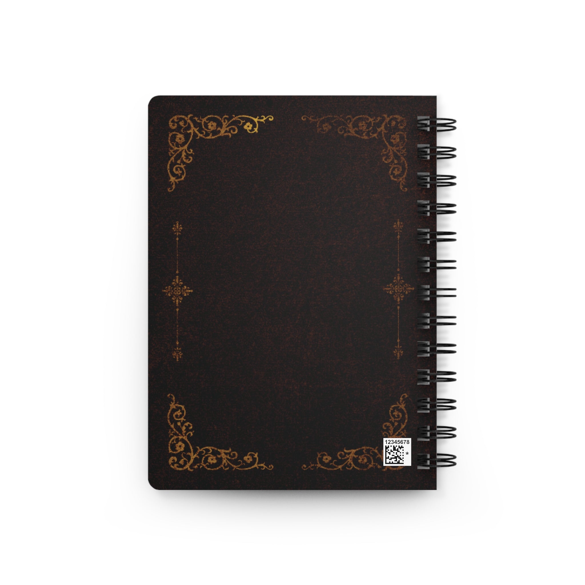 Vintage Gold Foil 'Reckless Darling' Spiral Journal — Lined Notebook for Wild Hearts & Loud Dreams