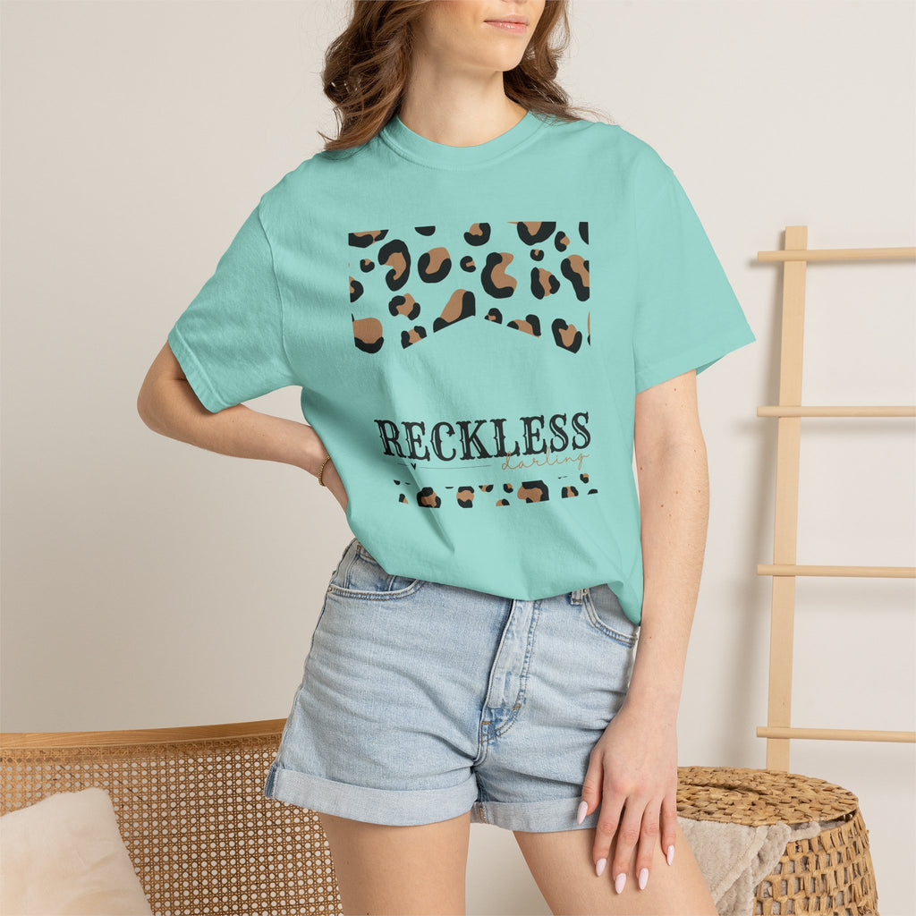 Reckless Darling Leopard Print T-Shirt