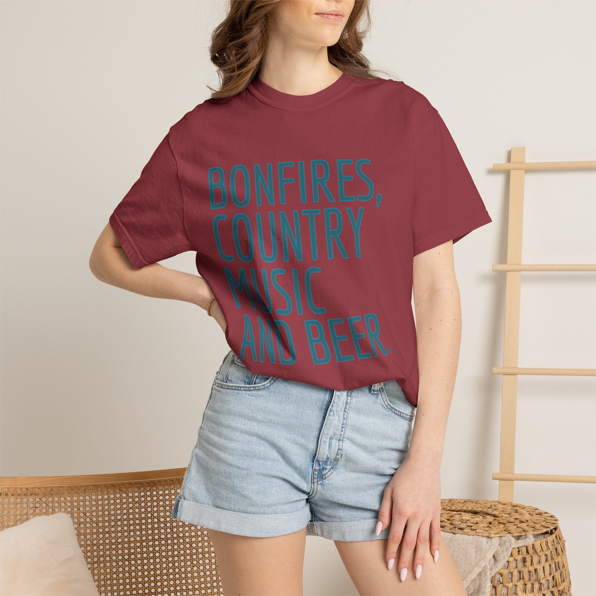 Bonfires, Country Music and Beer T-Shirt