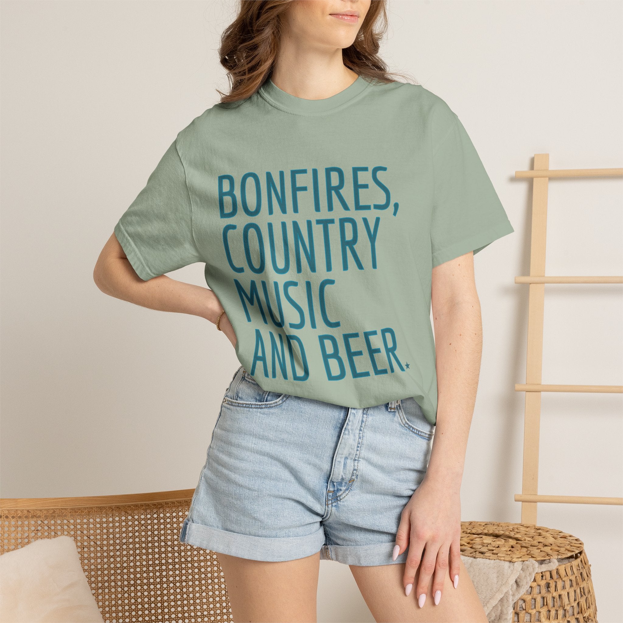 Bonfires, Country Music and Beer T-Shirt