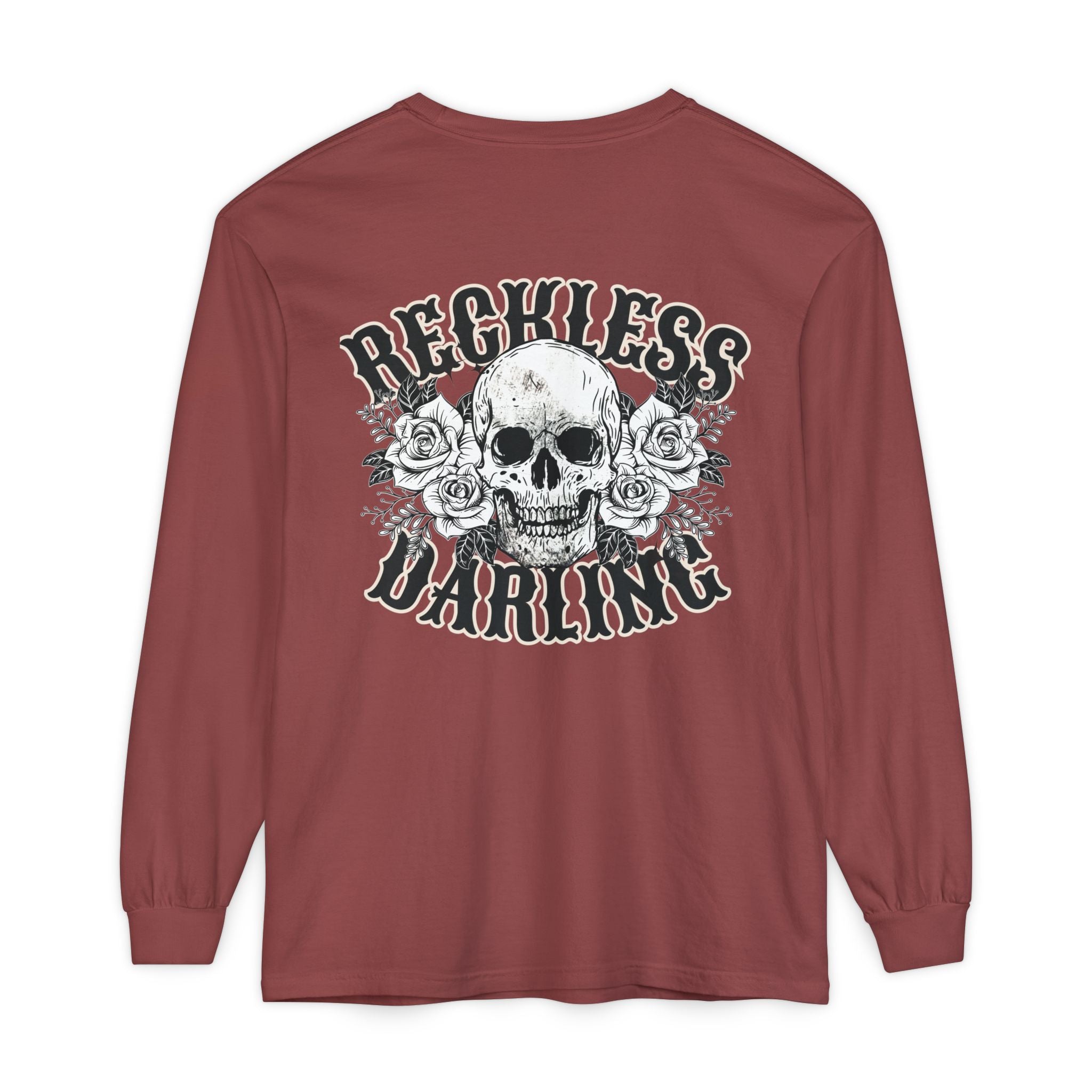 Reckless Darling Skull Long Sleeve Tee