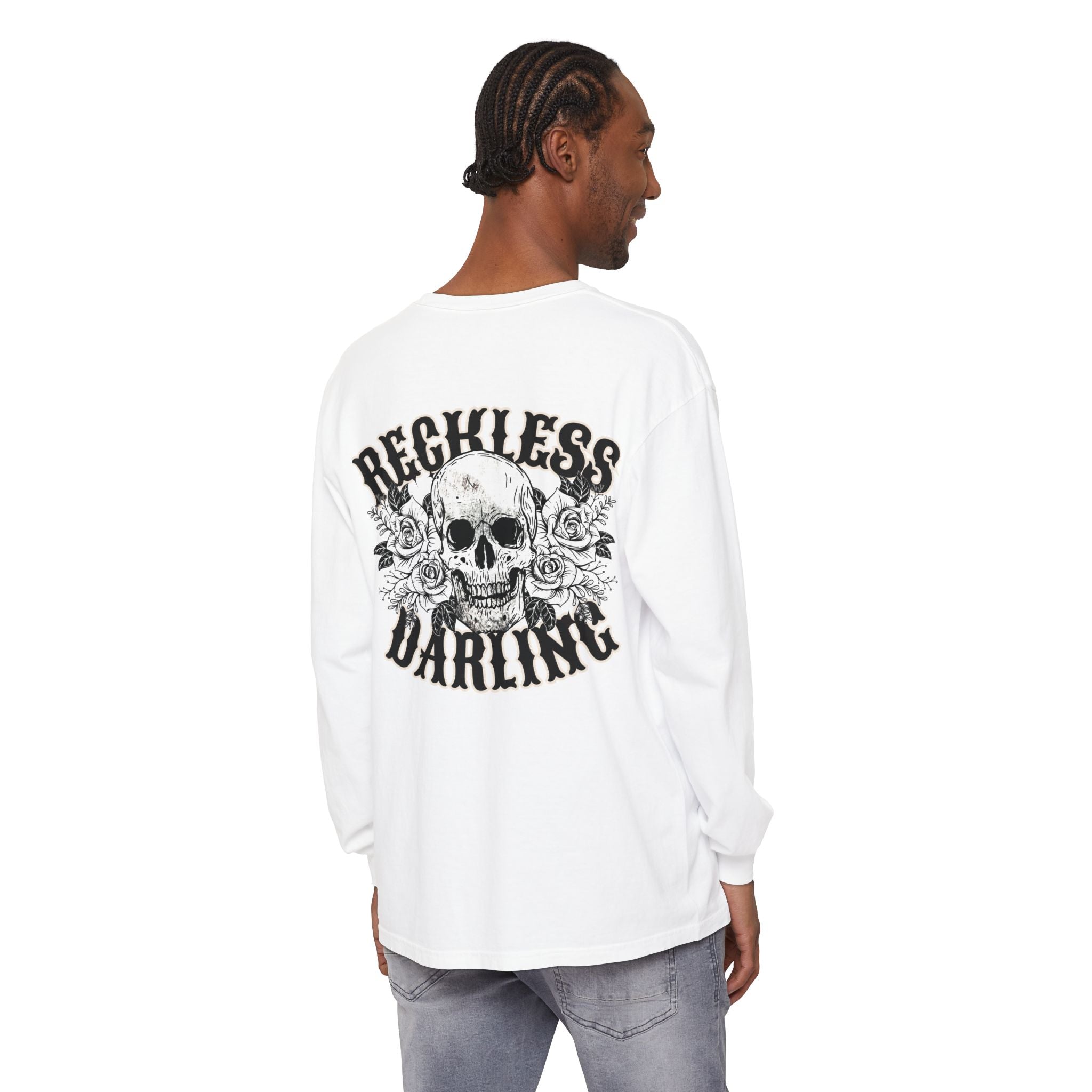 Reckless Darling Skull Long Sleeve Tee
