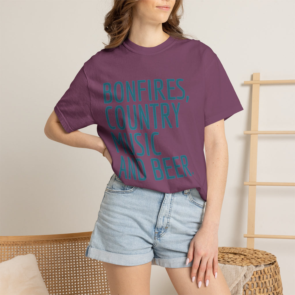 Bonfires, Country Music and Beer T-Shirt