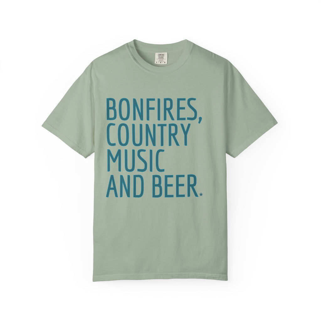 Bonfires, Country Music and Beer T-Shirt