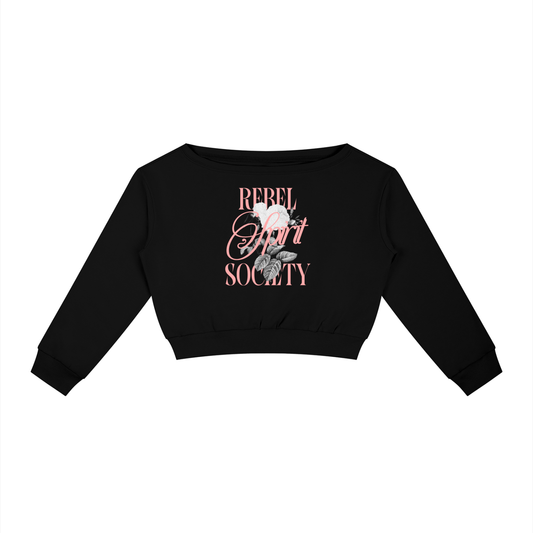sweatshirt,western,rebel,graphic,offshoulder