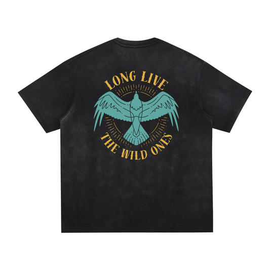 Vintage Washed Hand-Frayed T-Shirt